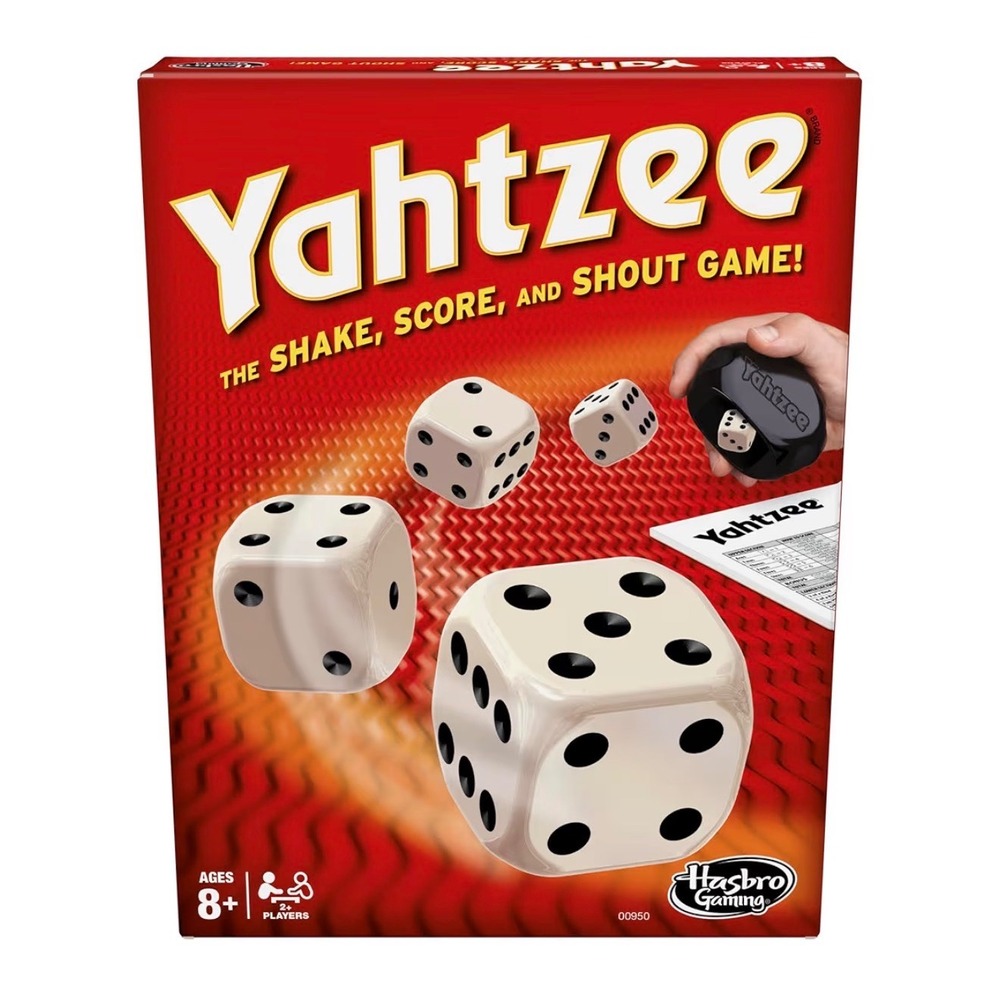 Hasbro Gaming Yahtzee Classic Dice Game for Ages 8+ 2+ Players